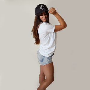 WOLF KING V-NECK WOMAN White